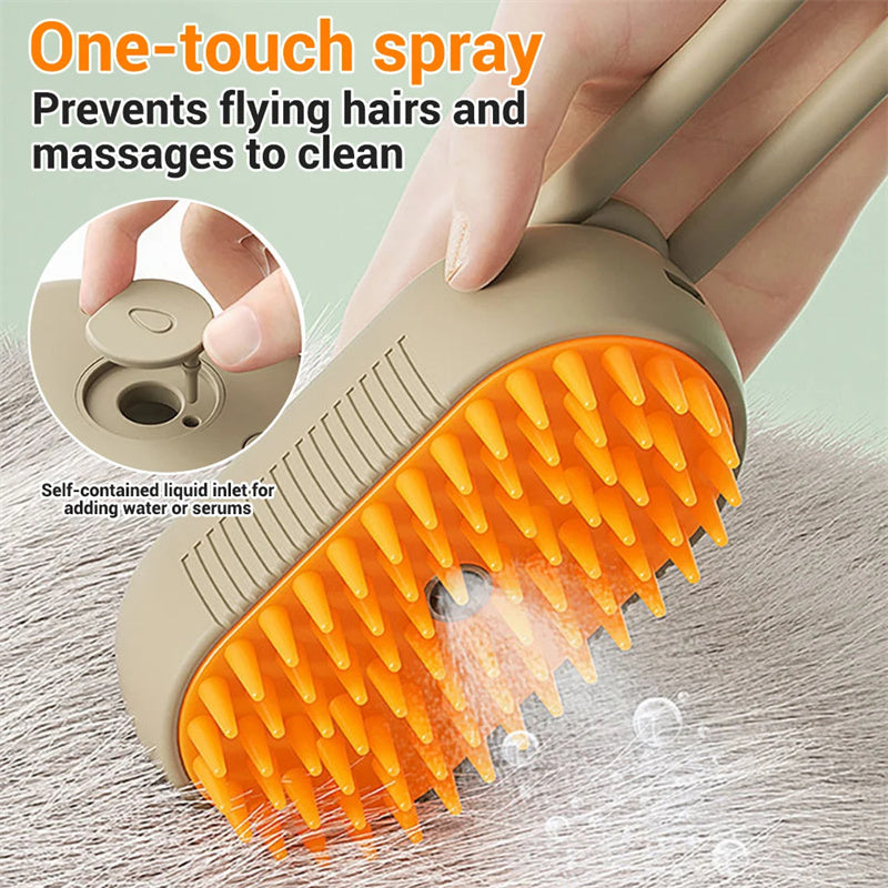 Pets Steam Brush 3 In 1 Electric